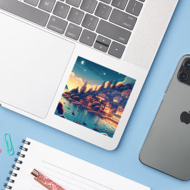 Pegatina Dreamy Coastal Night