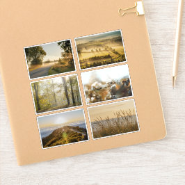 Pegatina Dreamy Golden Nature Photography Sticker Sheet