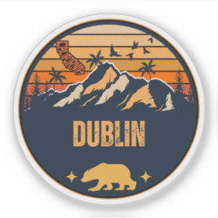 Pegatina Dublín, California