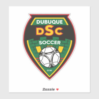 Pegatina Dubuque Soccer Club Car Decal