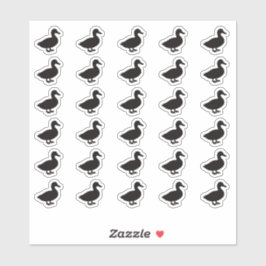 Pegatina Duck Wedding Place Card Food Meal Menu Choice