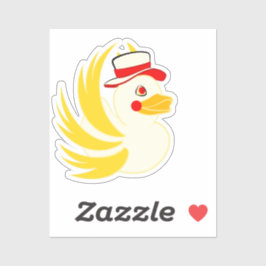 Pegatina Ducky, rey de los demonios