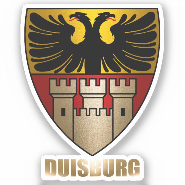 Pegatina Duisburg (Anverso)