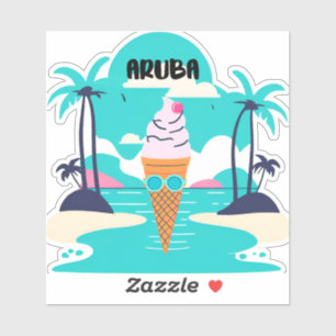 Pegatina Dulce aruba