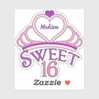 Dulce dulce dieciséis cumpleaños Chica Personaliza