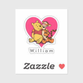 Pegatina Dulce Winnie the Pooh y Tigger
