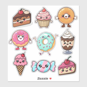 Pegatina Dulces Postres Kawaii