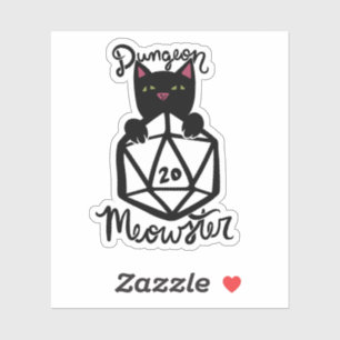 Pegatina Dungeon Meowster