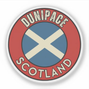 Pegatina Dunipace, Escocia