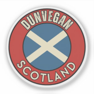 Pegatina Dunvegan, Escocia
