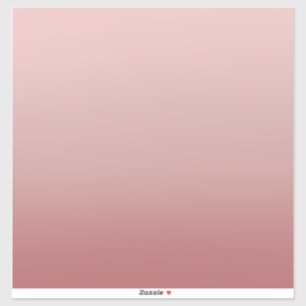 Pegatina Dusty Muted Pink Ombre