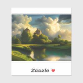 Pegatina E.J. Armonía de oro del campo extraíble