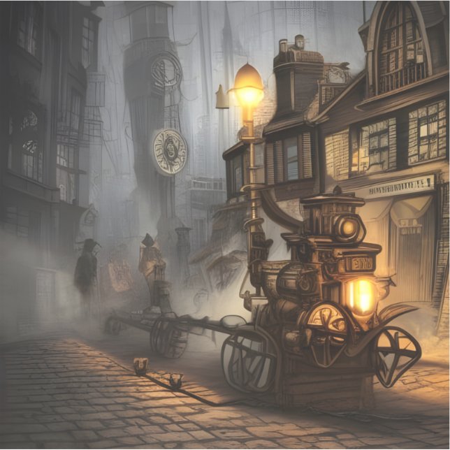 Pegatina E.J. Gold Street of Nightmares Vinyl (Anverso)