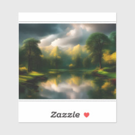 Pegatina E.J. Gold Sunlit Trails y Rolling Hills Vinyl