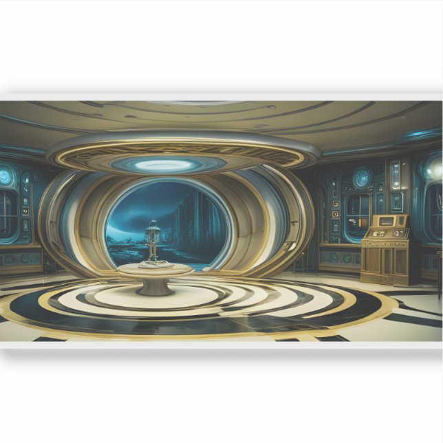 Pegatina E.J. Oro Madre Barco 2 Vinyl (Anverso)