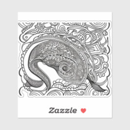 Pegatina E.J. Peacock extraíble Vinyl