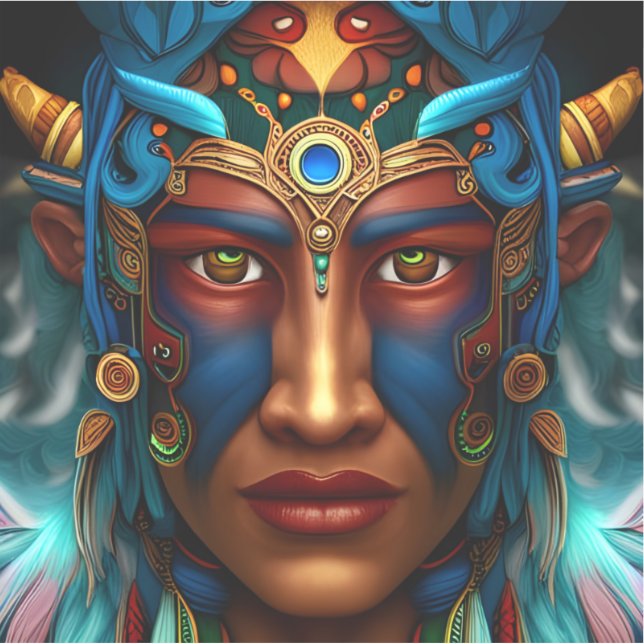 Pegatina E.J. Vinyl, bailarina mágica de oro (Anverso)