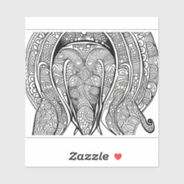 Pegatina E.J. Vinyl extraíble cara de delfín dorado