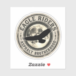 Pegatina Eagle Riders Hermanos del Asfalto Motociclista de