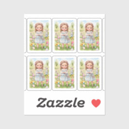 Pegatina Easter Girl