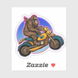 Pegatina Easy Rider Motorcycle Daddy Sasquatch