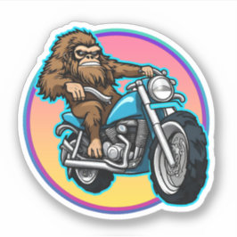 Pegatina Easy Rider Motorcycle Daddy Sasquatch