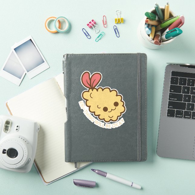 Pegatina Ebi-thing estará bien (Funda para iPad)