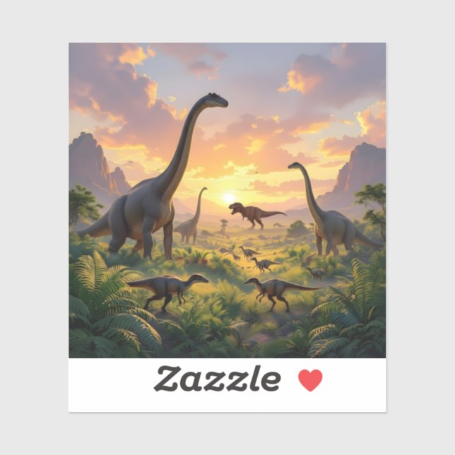 Pegatina Echoes Of The Ancient World - Square Vinyl (Hoja)