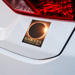Pegatina Eclipse solar total Oklahoma 2024 Personalizado