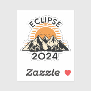 Pegatina Eclipse Total de Sol 2024