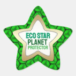 Pegatina Eco Star Protector del Planeta