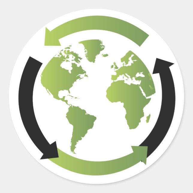 Pegatina ecológico (Anverso)