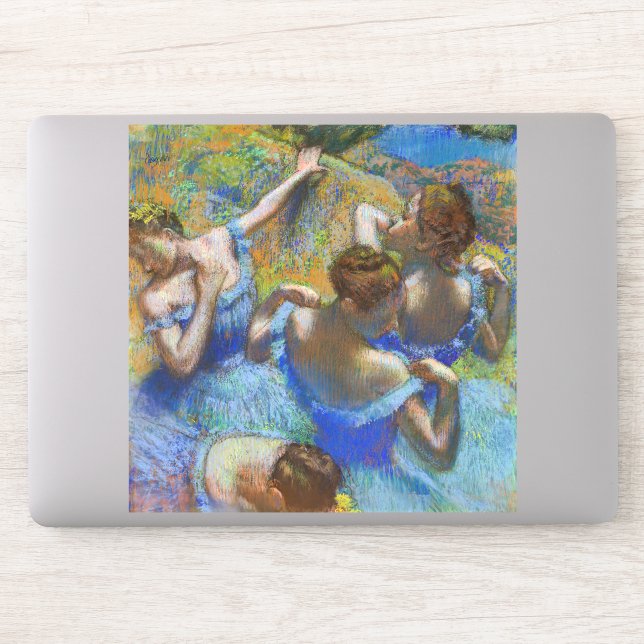 Pegatina Edgar Degas - Bailarinas azules (Ordenador)