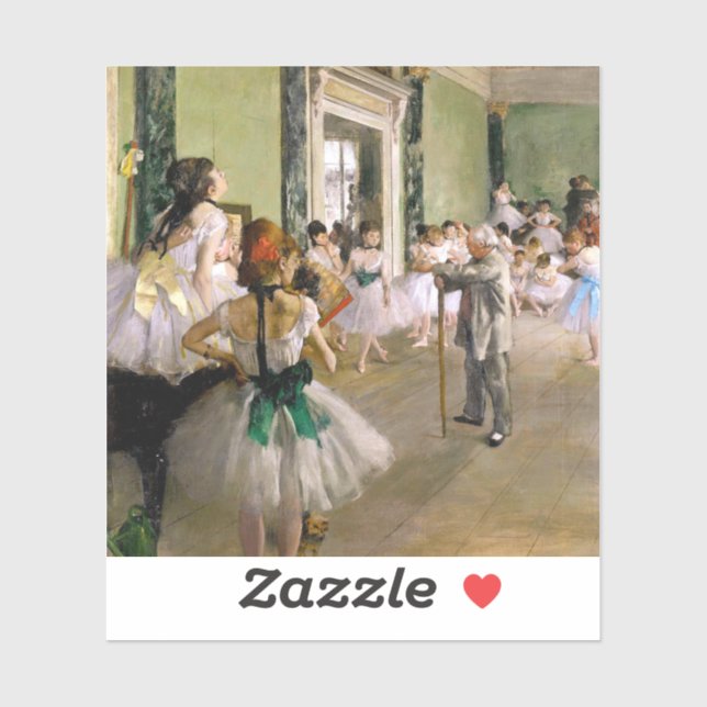 Pegatina Edgar Degas La Clase De Baile (Hoja)