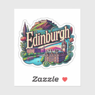 Pegatina Edimburgo, Escocia
