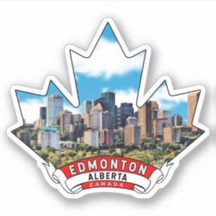 Pegatina Edmonton, Alberta Canadá