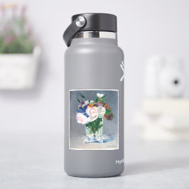 Pegatina Edouard Manet - Flores en una bolsa de cristal