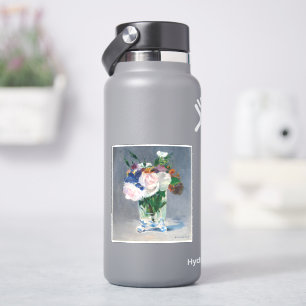Pegatina Edouard Manet - Flores en una bolsa de cristal