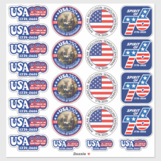 Pegatina EE. UU. 250 - 250º aniversario de Estados Unidos s