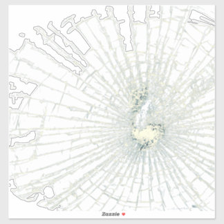 Pegatina efecto de vidrio roto