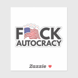 Pegatina Eff autocracy