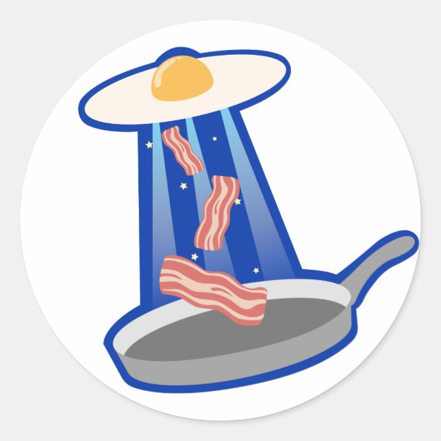 Pegatina Egg-UFO (Anverso)