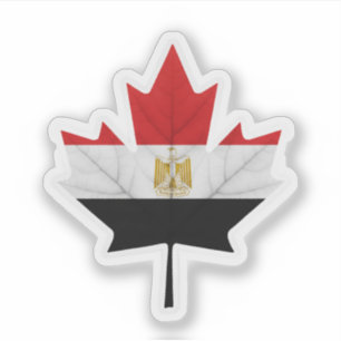 Pegatina Egipcio canadiense