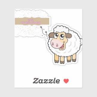 Pegatina Eid Mubarak Caligrafía árabe islámica-Eid al-Adha