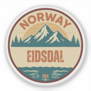 Pegatina Eidsdal, Noruega Noruega
