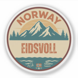 Pegatina Eidsvoll, Noruega Noruega