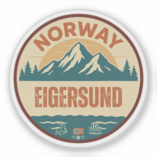 Pegatina Eigersund, Noruega Noruega