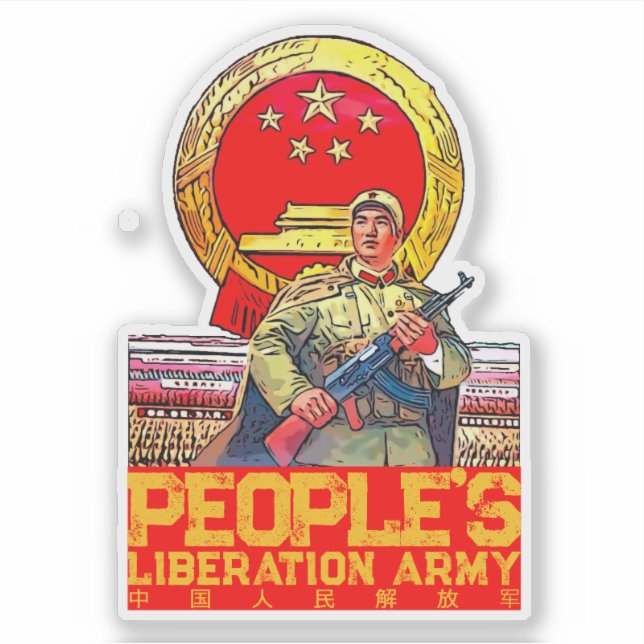 PEGATINA EJÉRCITO DE LIBERACIÓN POPULAR (Anverso)