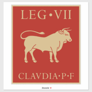 Pegatina Ejército Imperial Romano - Legio VII Claudia
