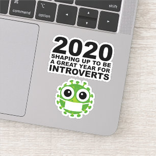 Pegatina El 2020 Se Convierte En Un Gran Año Para Los Intro